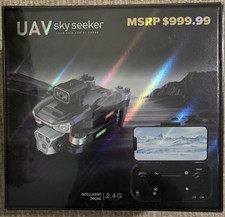 DMES DRONE UAV "SKY SEEKER" 4 AXIS ULTRA HD 2.4HZ REMOTE CONTROL New Sealed