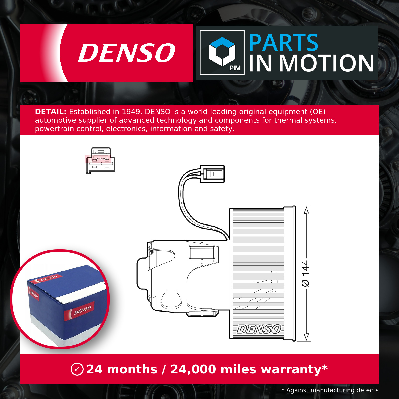 ✅Fits DENSO-KLIMATYZACJA DEA05008 INTERIOR BLOWER ⭐UK Seller⭐ - Image 5
