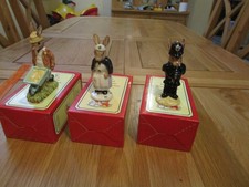 ROYAL DOULTON BUNNYKINS MADE IN ENGLAND x 3   CARDNER , NURSE , POLICEMAN