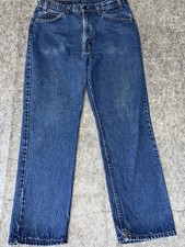 Levi  s 509 Vintage Orange Tab Jeans Denim 32x29 Ruler Measure 2P-7 