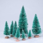 24 Pcs Artificial Mini Christmas Trees Tabletop Desktop Ornaments
