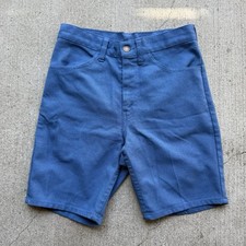 Vintage 70s Levi  s Sta Prest Blue Big E Shorts Women's Size 2-4