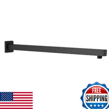 BESy 20" Straight Extended Shower Arm w/ Flange - Rain Shower Head Extension