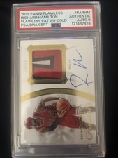 2019 Panini Flawless Richard Hamilton Flawless Patch Autograph Gold /10 Bulls