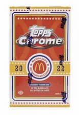 2022 TOPPS MCDONALD'S ALL AMERICAN CHROME BASKETBALL HOBBY BOX