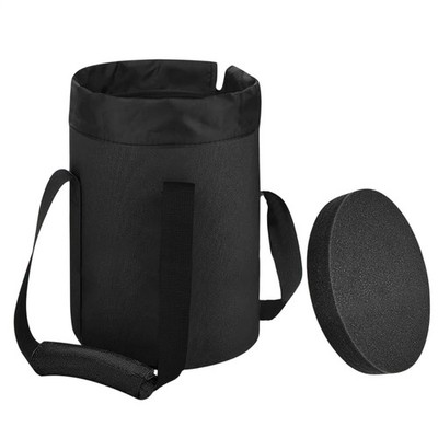 Shot Put Bag with Comfortable Handle and Foam Pad, Shot Put Ball Carry Bag