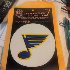 NHL Vintage Team Emblem Sticker 1973 three fish inc ST Louis Blues