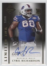 2014 Panini Limited Limited INK 17/50 Cyril Richardson #LI-CY Auto i6u