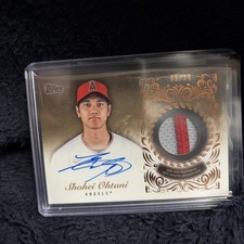 2022 Topps Shohei Ohtani Auto Game Used Memorabilia Angels On-Card Autograph /10