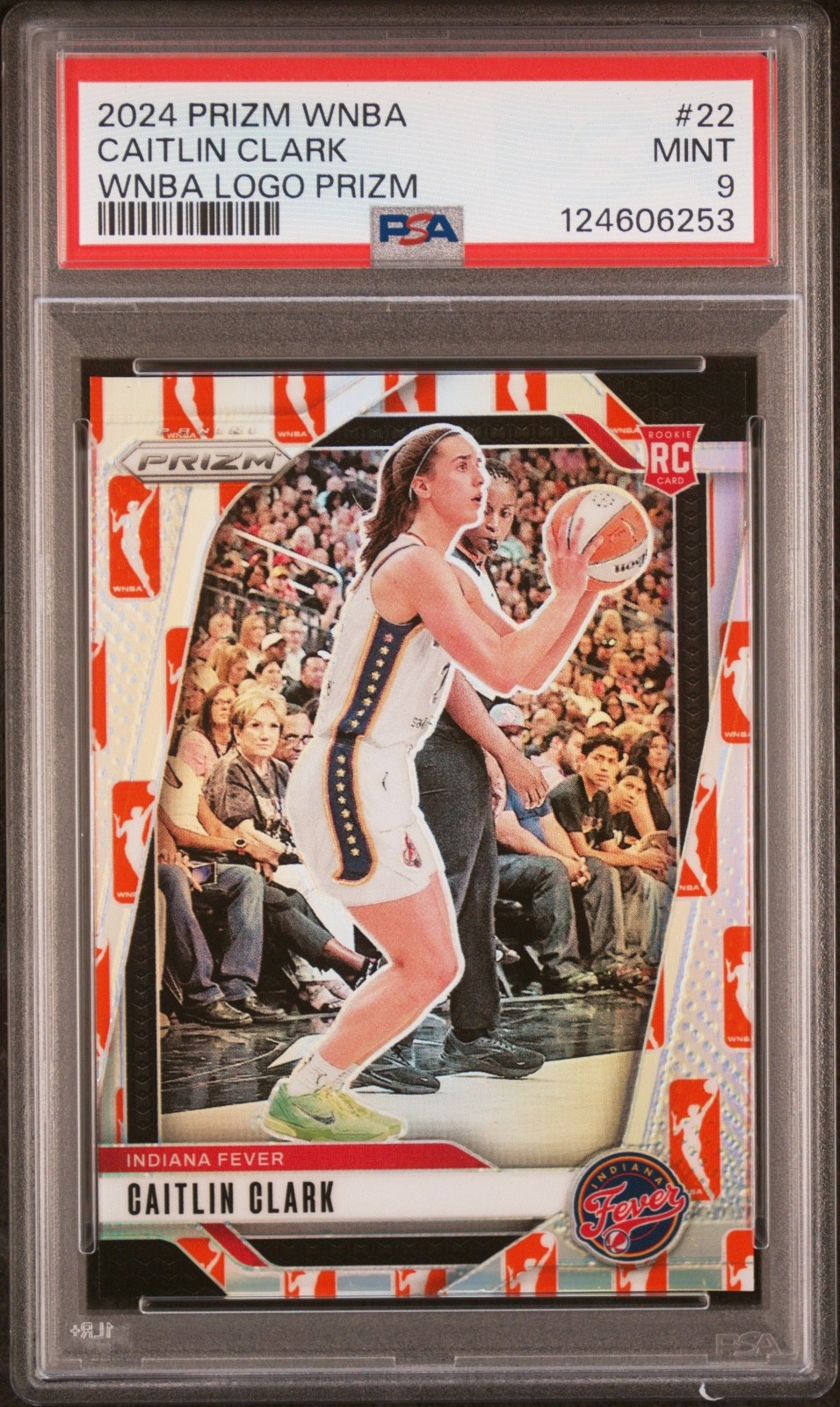2024 Panini Prizm WNBA - Caitlin Clark #22 WNBA Logo Prizm (RC)