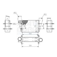 LadeluftküHler FüR Audi A4 8D B5 Avant A6 4B C5 VW Passat 95-05 058145805A