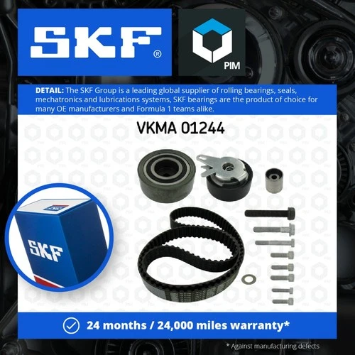 Timing Belt Kit fits VW CRAFTER 2E, 2F 2.5D 06 to 13 Set SKF 038109244B Quality