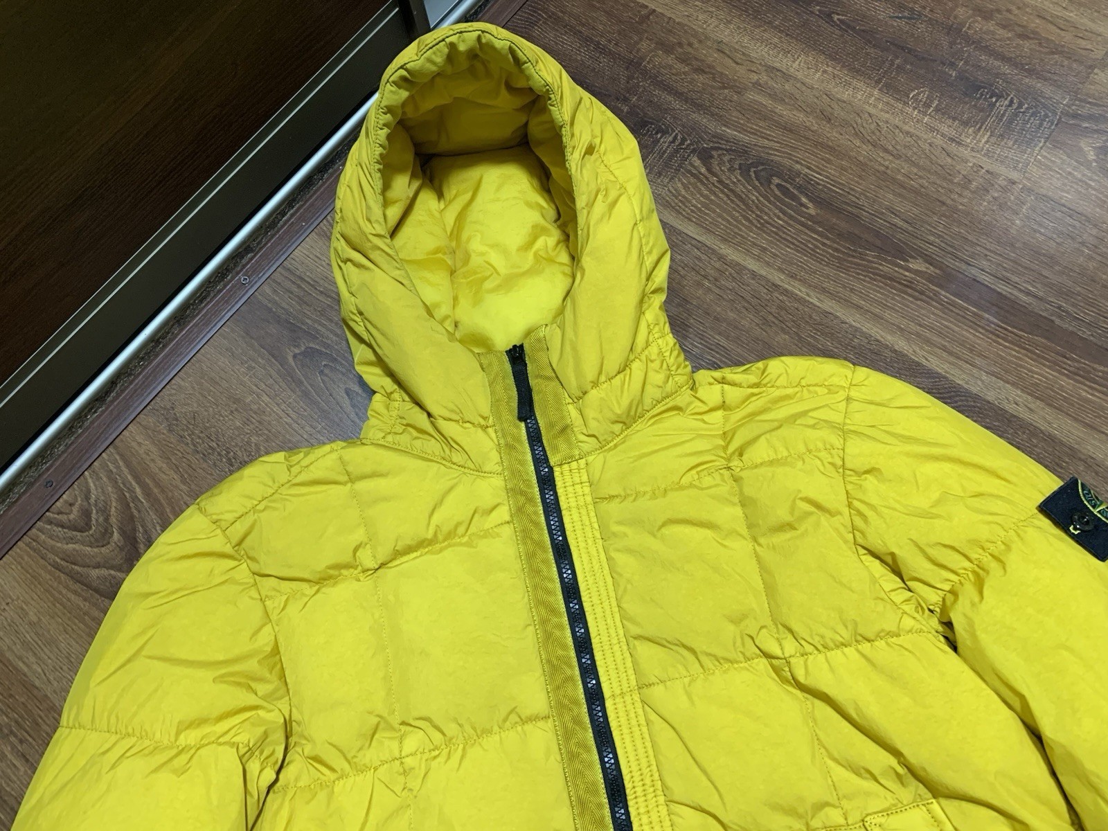 Stone Island Garment Dyed Crinkle Reps Down Jacket Size L-M image 2