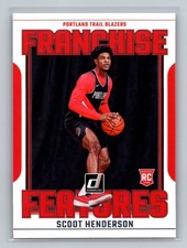 Scoot Henderson 2023-24 Donruss #19 Franchise Features Portland Trail Blazers