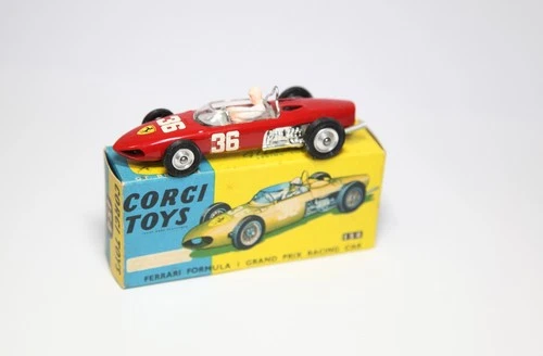 Corgi 154 Ferrari Formula 1 In Original Box - Excellent Vintage Original 1960s