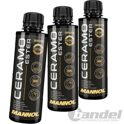3x 250 ml MANNOL CERAMO ESTER ADDITIV MOTORÖLADDITIV MOTORSCHUTZ ZUSATZ