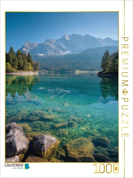 Calvendo Puzzle Eibsee, Germany | 1000 Pieces, Finished Size 25.2 × 18.9 In (64-image