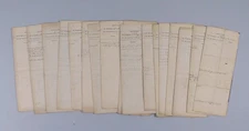 18 Civil War Documents 36th Reg.Ohio Return of Company B 1861-1864