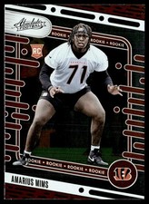 2024 Panini Absolute Amarius Mims Rookie Cincinnati Bengals #118