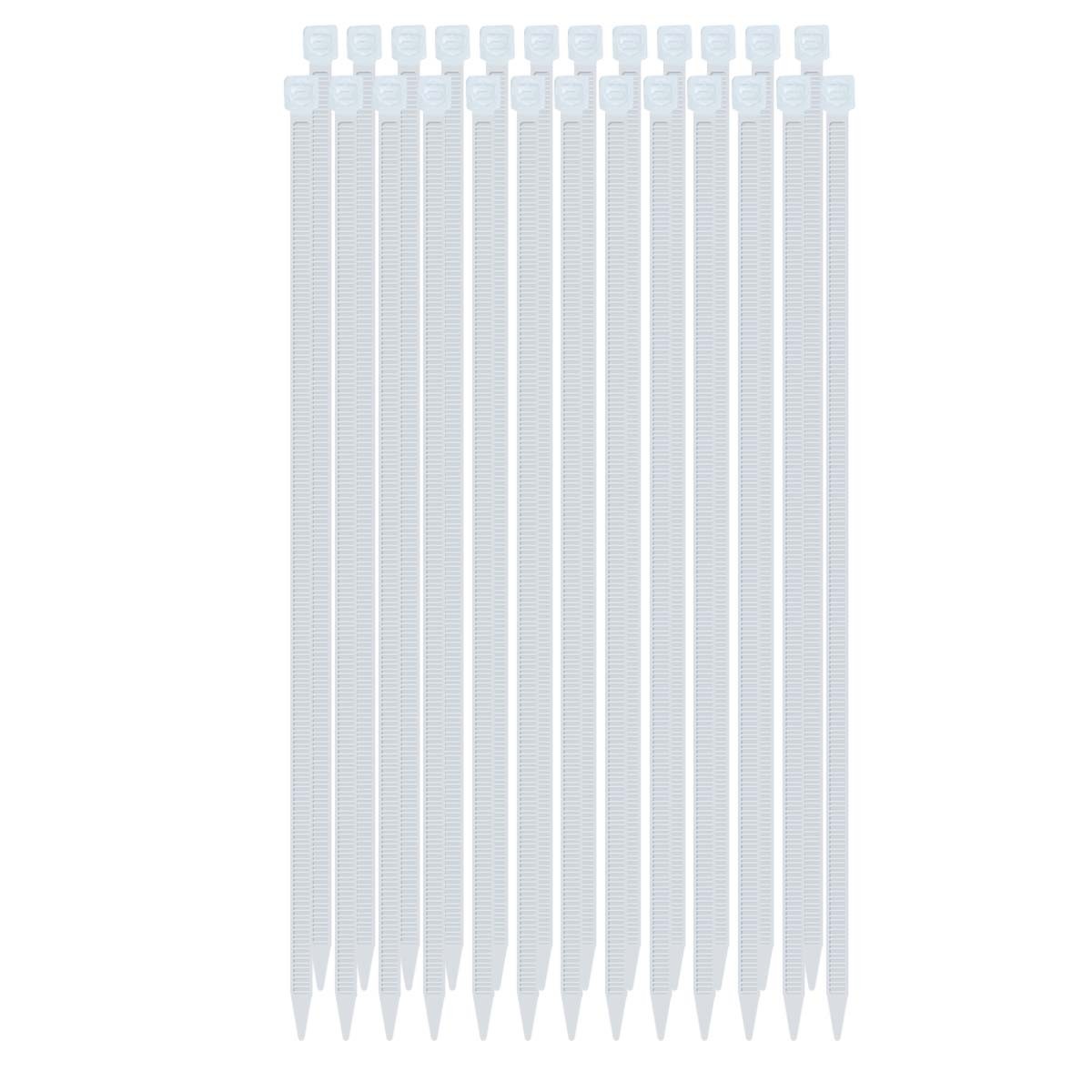 Bridas autoblocantes Avizar en nylon noir de 3,6 x 350 mm pour câbles