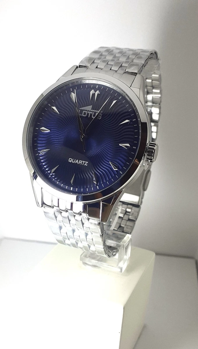 Lotus Orologio Da Polso Uomo In Pelle 10131/3 - Quarzo Con Data E Giorno, Cassa In Acciaio