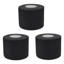 Neck Strips Barber Black, Disposable Barber Neck Strips, 3 Rolls 300 Strips