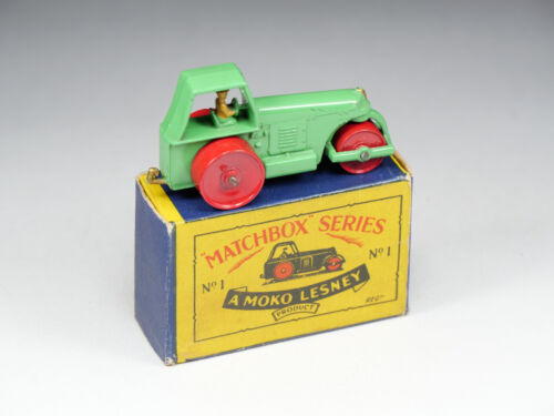 MATCHBOX MOKO - 1 - Aveling Barford Road Roller - 2nd Version - En boite - Imagen 2 de 10