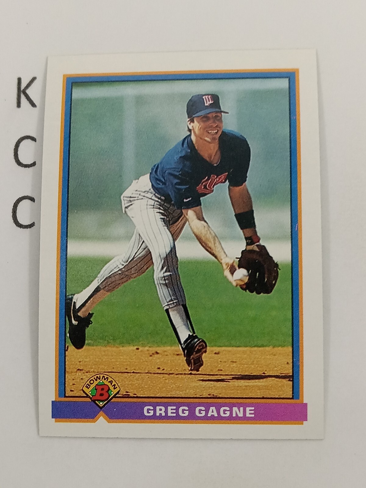 1991 Bowman Baseball #338 Greg Gagne Minnesota Twins