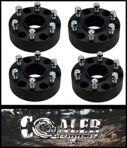 4 X Wheel Spacers For Toyota Tundra 2000-06 Hub Centric Black 1.5" 6x5