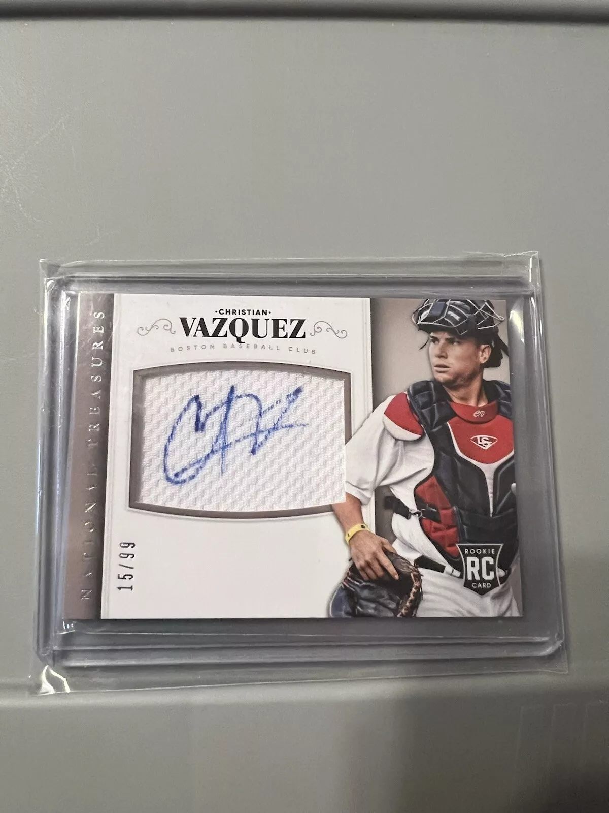 Christian Vazquez trading card