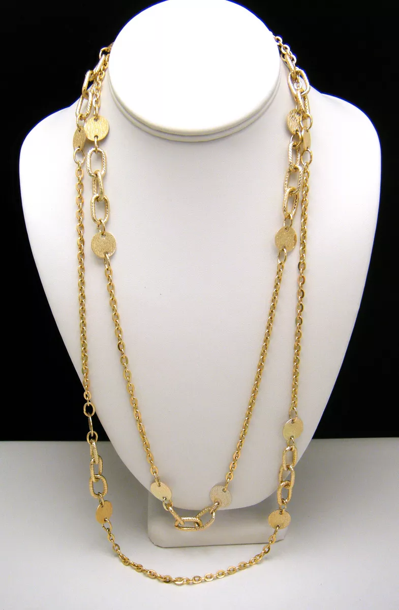 Gold chain shop no clasp