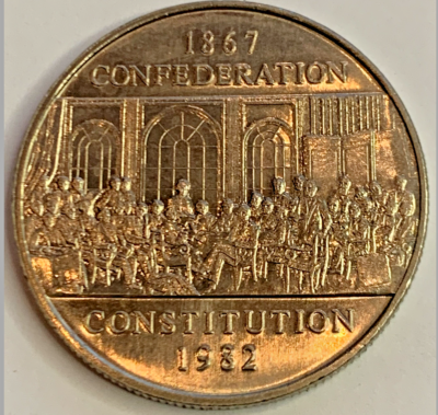 Rare Canada 1982 Proof Dollar – 115th Anniversary of Constitution