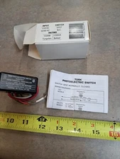 Tork Photo Electric Switch 120 VAC Flush Mounting 3000