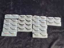 16-PAIR MONIQUE Upper DOLL EYE LASHES BLACKS  BROWNS LOT