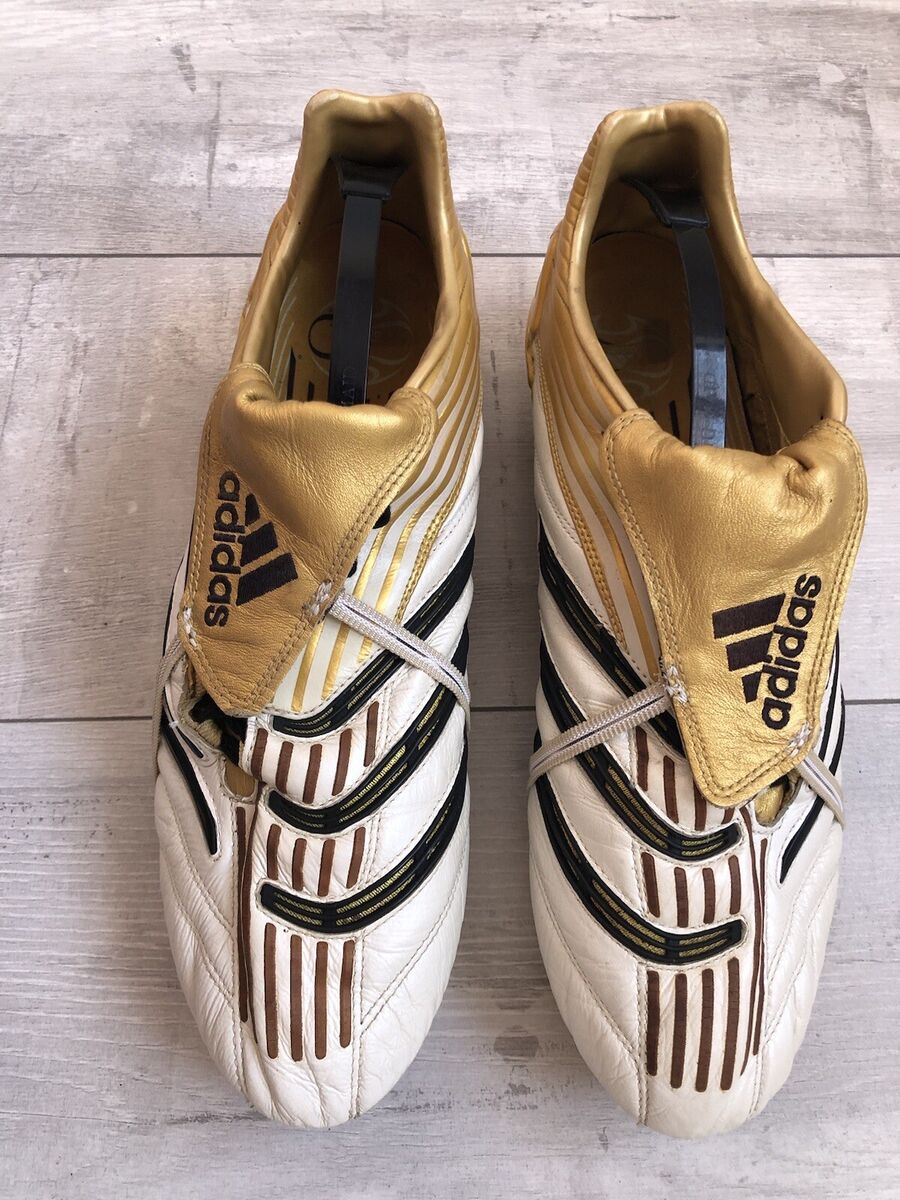 Adidas Predator Absolute Gold White Football Soccer Cleats Adidas Predator Absolute Gold White Football Soccer Cleats
