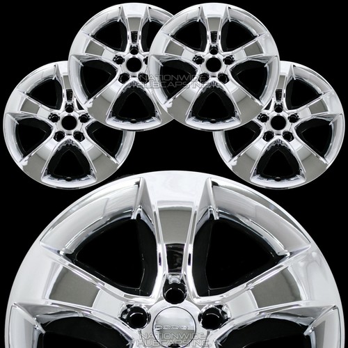 4 fits Dodge Charger 1114 Chrome 17" Wheel Skins Hub Caps Rim Covers