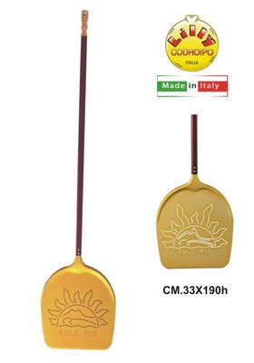PALA PIZZA SOLE MIO 33 X190H FORATA LEGA ALLUMINIO LILLY CODROIPO PIZZERIA  2021 | eBay