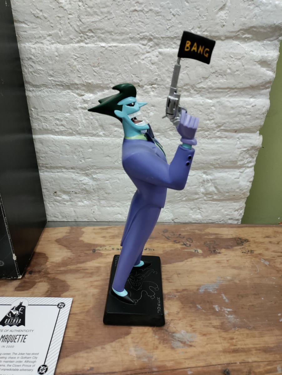 The Batman: Joker Maquette 未開封品 The Joker Maquette. Batman The Animated Series. Warner Brothers