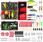 Fishing Lures - 2025 New Tackle Box with Tackle Included, Fishing Kit with Vibs,