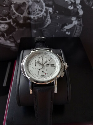 Herren Chronograph - Miyota Kaliber OS10 - Mineralglas - Lederarmband - NEU!