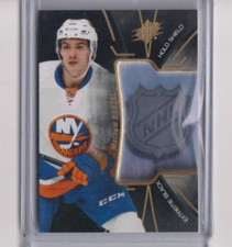 2016-17 Upper Deck SPX Holo Shield Extreme Black Mathew Barzal New York Islander