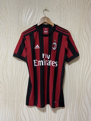 MILAN 2017 2018 HOME FOOTBALL SHIRT SOCCER JERSEY ADIDAS AZ7069