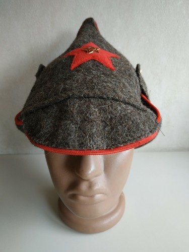 Russian Soviet Budenovka USSR Wool Hat 