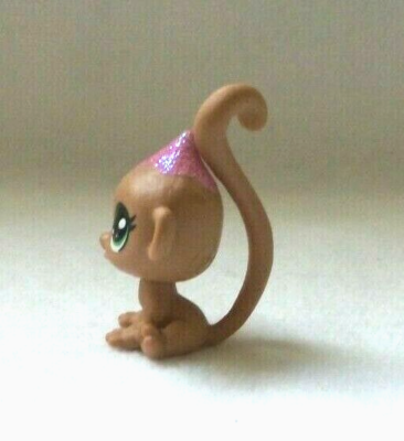Figurine Littlest Pet Shop Bébé Singe #600 - Marque Hasbro - Jouet D'occasion