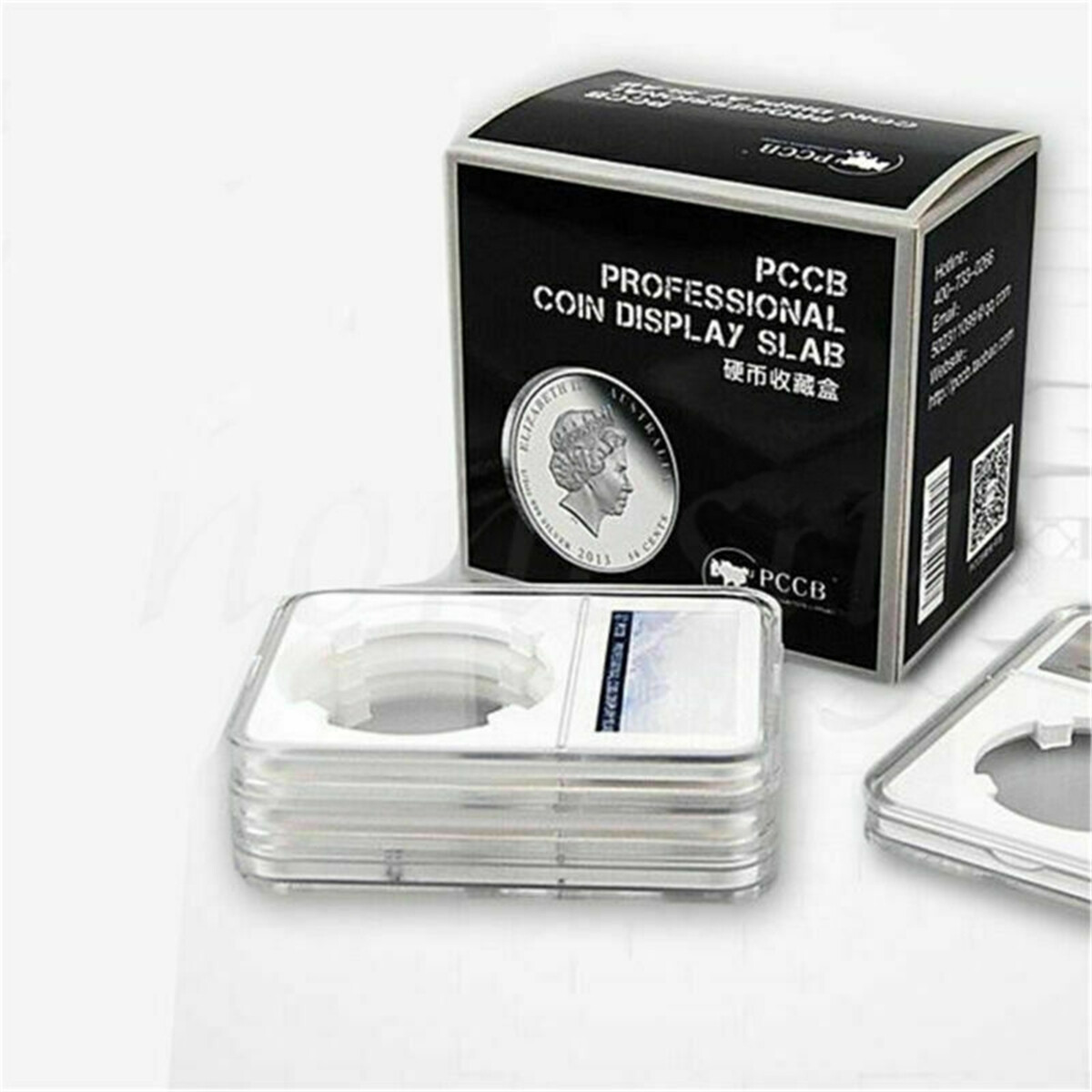 Collector NGC PCGS ICG Coin Slab Display Case Cabinet Holder Rack