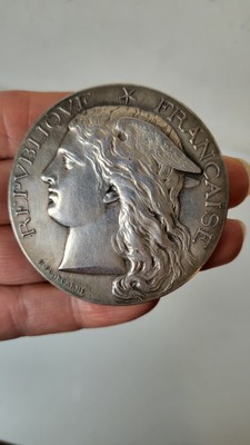 Médaille En Argent Ministère Du Commerce - 1894 - H. Ponscarme - XIXe Siècle