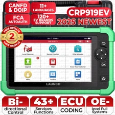 2025 LAUNCH X431 CRP919 EV Electric Car Diagnostic Scanner All System ECU Coding