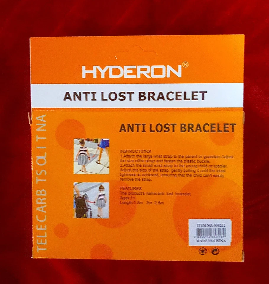 HYDERON Child Safety Anti-lost Wrist Link Child Strap BRACELET Age 1+ Up,Blue - Image 4 of 4