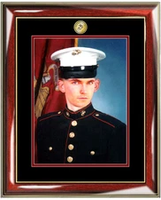 Veteran Picture Frame Marine Corp Wall Portrait Photo Frame Plaque Military Gift
