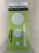 Berol RapiDesign R-1015 Ink Riser Template